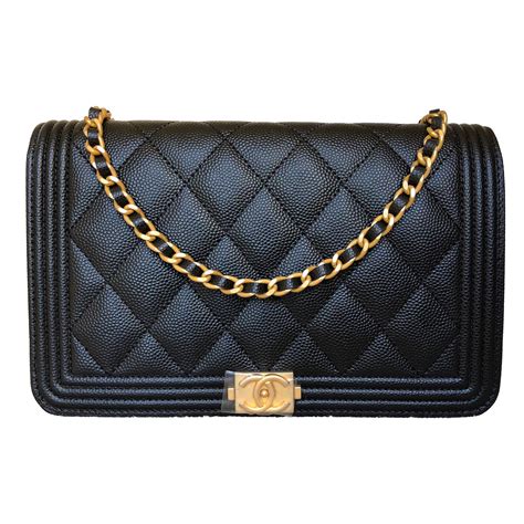 boy chanel wallet on chain black|Chanel wallet on chain price.